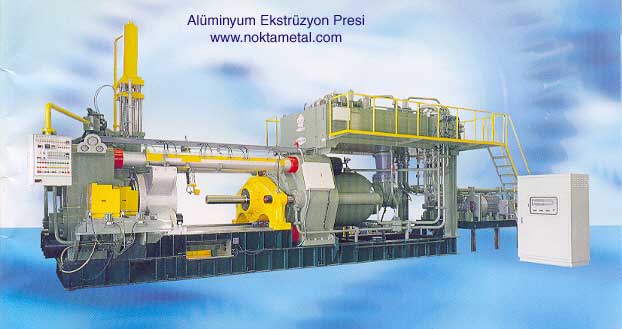 aluminium extrusion press alüminyum ekstrüzyon presi