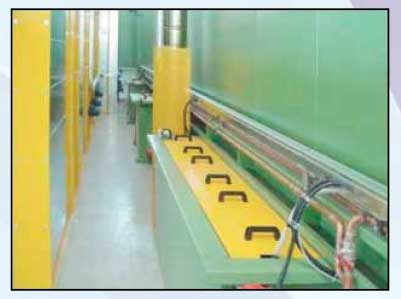 Powder coating painting line plant chemical pretreatment tunnel