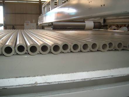packing line plastic tube pipe extrusion